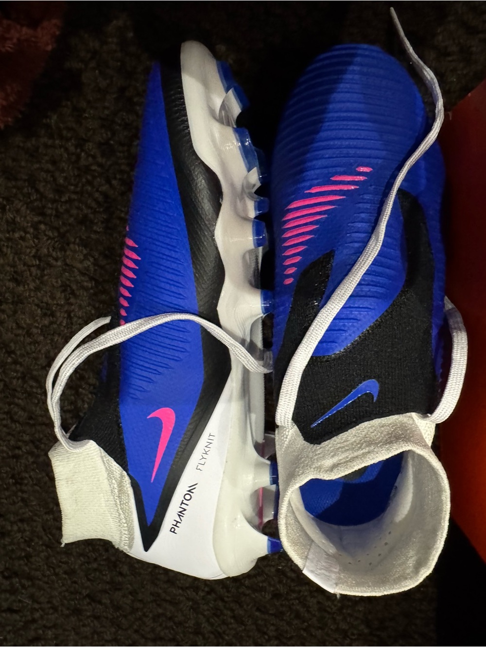 Nike Kids Blue & Pink Phantom FG Soccer Cleats